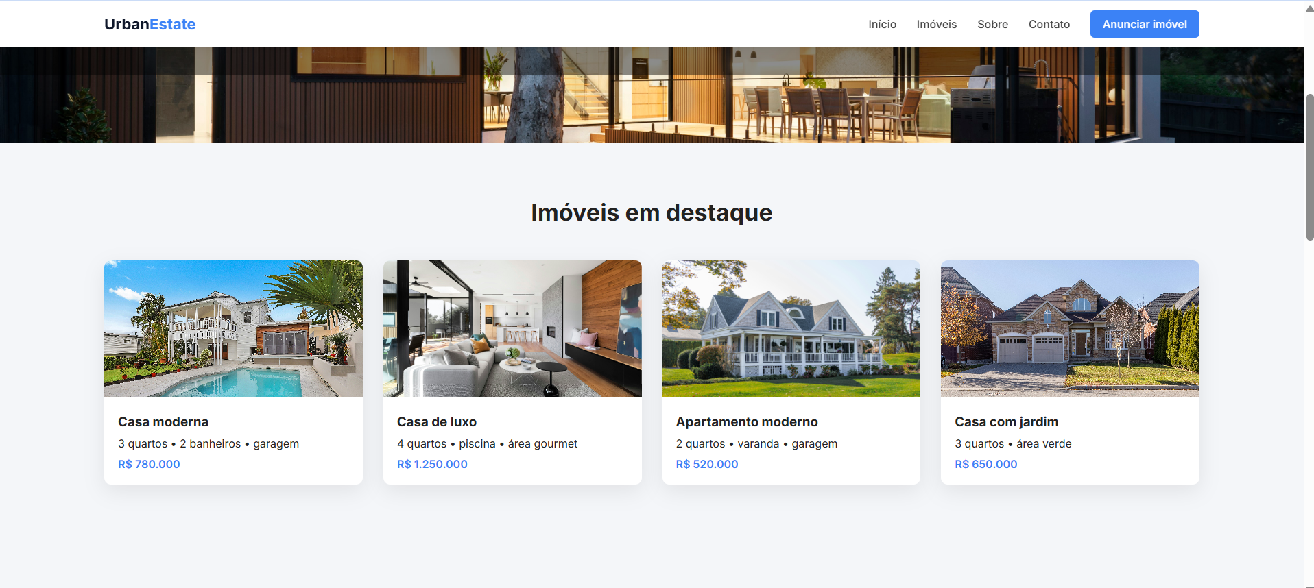 Imobiliária Slide 2
